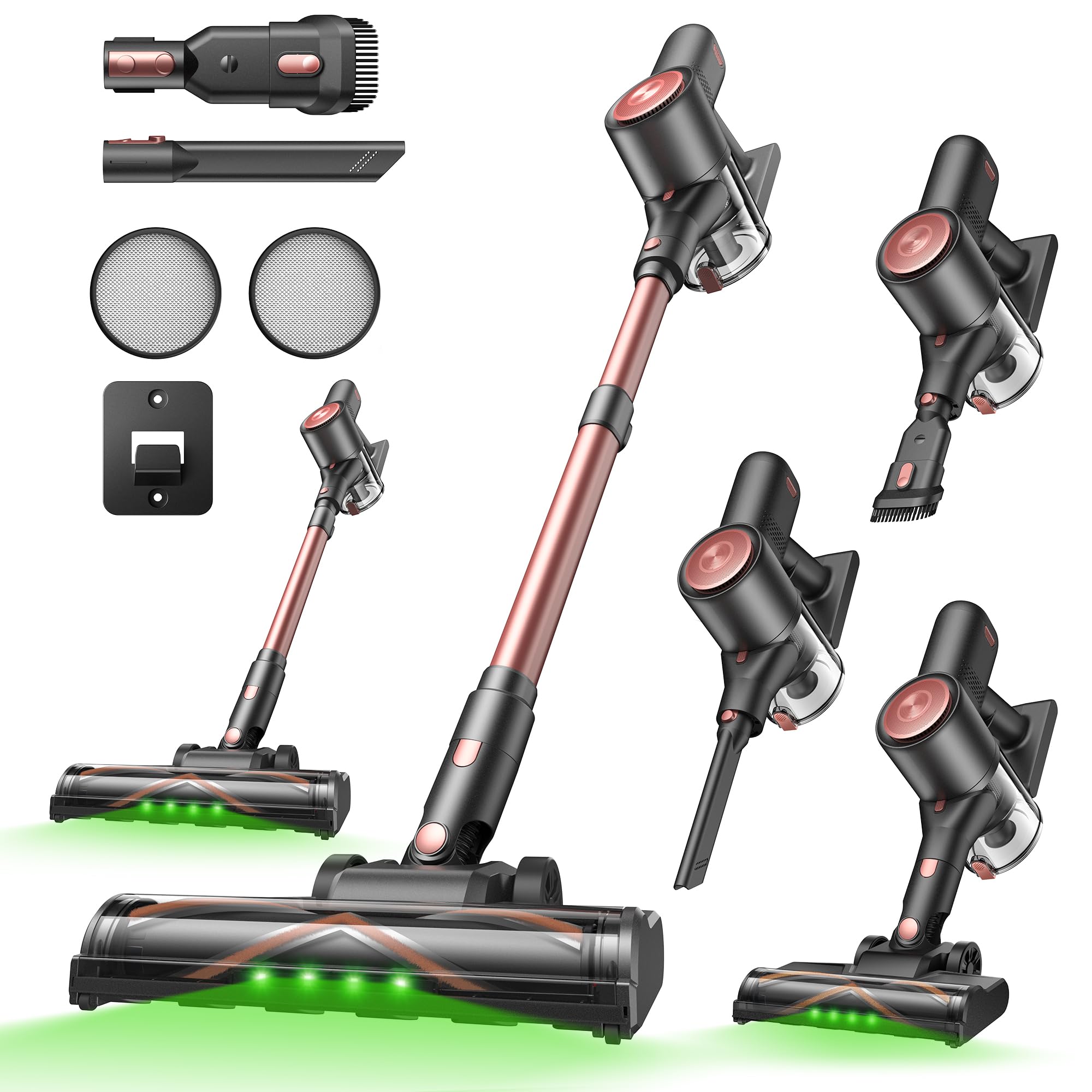 Vexilar V10PRO Akku Staubsauger Kabellos 45kPa – Ultraleicht & 6-in-1 für Tierhaare