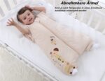 Chilsuessy Baby Schlafsack mit Füssen 80-90cm – Bambusfaser & Baumwolle, 2.5 Tog – Bild 3