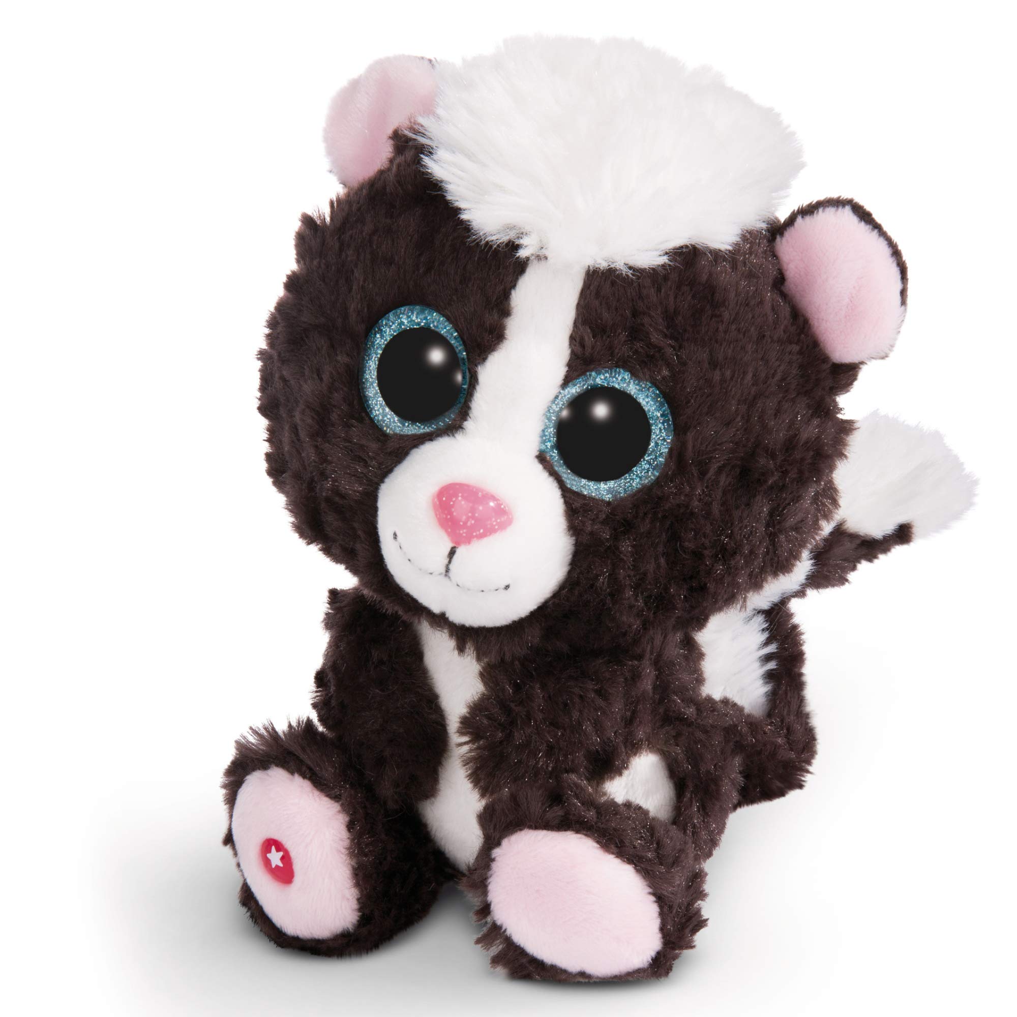 NICI Glubschis Stinktier Suppi 15 cm – Hochwertiges Kuscheltier mit Glitzeraugen