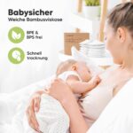 KeaBabies 14er-Pack Bio Stilleinlagen Waschbar (12.7cm) – Saugfähige Bambus-Einlagen – Bild 5