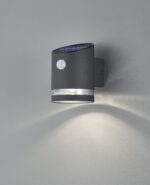 LED Solar Außenwandleuchte Salta mit Bewegungsmelder – Stromsparend für Hauseingang & Garten – Bild 2