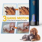 YABIFE Elektrischer Krallenschleifer für Hunde & Katzen – 3 Geschwindigkeiten, superleise Tierpflege – Bild 4