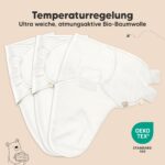 KeaBabies 3er-Pack Bio-Pucksack 0-3 Monate – Ergonomischer Babyschlafsack aus Bio-Baumwolle – Bild 4