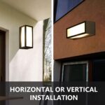 HLFVLITE Aussenleuchte Anthrazit – IP44 Wandlampe mit Aluminiumguss für Garten & Terrasse – Bild 6
