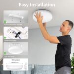 Lepro LED Deckenlampe 15W – 1500lm Warmweiss IP54 für Badezimmer & Feuchträume – Bild 6