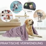 KinHwa Mikrofaser Haustierhandtuch 76x127 cm – Schnell trocknend für Hunde & Katzen – Bild 5