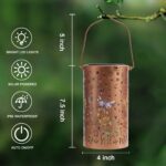 ZKLiLi Schmetterling Solar Laterne – Wasserdichte Garten Dekoration mit warmem Licht – Bild 3
