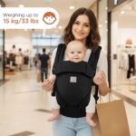 GAGAKU Babytrage 4-in-1 ergonomisch – Tragekomfort für 3,2–15 kg – Bild 2