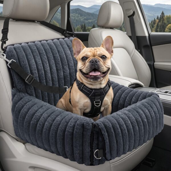 MIXJOY Hundeautositz für kleine bis mittlere Hunde – 4-in-1 Multifunktion mit Memory-Schaum