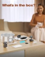 TOONIOOS Katzenbrunnen 3.2L Edelstahl Kabellos – Intelligenter Wasserspender mit Bewegungsmelder & Akku – Bild 9
