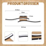 CBJKTX LED-Deckenleuchte 12W Holz & Metall – Warmweiss 3000K für Küche & Wohnräume – Bild 4