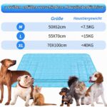 Yegookay Hundekühlmatte 62×50cm Selbstkühlend – Kühlbett für Hunde & Katzen Grösse M – Bild 6
