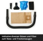 Einhell Akku-Nass-Trockensauger TE-VC 18/10 Li – 10-L-Behälter & Power X-Change – Bild 7