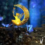 DAZZTIME Mond-Solarleuchte mit Feendesign – Wasserdichte Gartendeko für Aussen – Bild 7