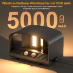 GuKKK 2er Set LED Wandleuchte mit Bewegungsmelder – Akku Wandlampe 3000K Warmweiß – Bild 5