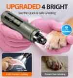 IREDOON Krallenschleifer für Hunde – 3-Gang mit LED & USB-Aufladung für alle Grössen – Bild 4