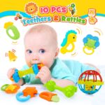 Wootoyz 14-teiliges Babyspielzeug-Set 0–12 Monate – Rasseln & Beissring mit Aufbewahrungsbox – Bild 3