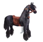 Ponnie Ebony M Reitpferd mit Rollen – Mechanisches Spielpferd für Kinder 5-12 Jahre – Bild 3