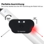 Bergsteiger LED Kinderwagenlicht 360° – USB-Akku Beleuchtung für sicheres Fahren – Bild 7