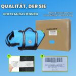 VIVAGLORY Hundeschwimmweste Grösse M mit Ripstop – Sicherheit & Auftrieb für Wassersport – Bild 7