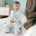 Mosebears Baby Schlafsack mit Füssen 2.5 Tog – Atmungsaktive Baumwolle für 6-18 Monate – Bild 2