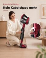 Vexilar C8 Stielstaubsauger mit Kabel – 60 kPa Saugkraft für Tierhaare & Hartböden – Bild 8