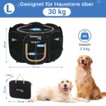 KingCamp Hundelaufstall 127cm Faltbar – Stabiler Pop-Up Welpenauslauf für Innen & Aussen – Bild 2