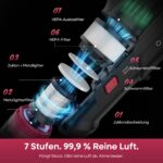 FAMIVAC FV3 Kabelloses Staubsauger-System – 60 kPa Saugkraft, 50 Min Laufzeit, Anti-Tangle-Bürste – Bild 10