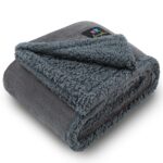luciphia Wasserdichte Hundedecke – Reversible Sherpa-Fleece für Sofa, Couch & Auto