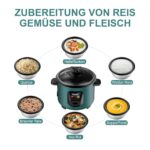 Macook Mini Reiskocher 0,6 L – 1-Tasten-Automatik für 1–3 Personen – Bild 5