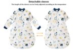 Chilsuessy Babyschlafsack 75-90 cm mit abnehmbaren Ärmeln – Bio-Baumwolle Winterschlafsack – Bild 2