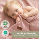 DIKOS Babydecke Sommer 75×100 cm Bio-Baumwolle – Atmungsaktive Strickdecke für Neugeborene – Bild 5