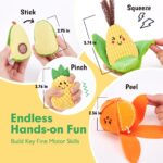 hahaland Obst & Gemüse Sortierspiel – Montessori Sensorik Spielzeug ab 6 Monate – Bild 3