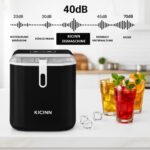 Kicinn Eiswürfelmaschine 12 kg/Tag – Kompakter Eisbereiter mit Selbstreinigung für Zuhause – Bild 6