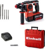 Einhell HEROCCO Akku-Bohrhammer 18 V – 4in1 Kit mit SDS-Plus & 3,0 Ah Akku