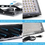 CREATESTAR LED Strahler 100W – 10000 Lumen Flutlicht IP65 Warmweiss für Aussen – Bild 3
