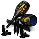 2er Set Solar Fackeln mit 96 LEDs – Flammeneffekt Gartenbeleuchtung IP65 wasserdicht – Bild 8