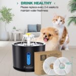 Parner Ersatzfilter für Katzenbrunnen – 3-Stufen-Filtration für sauberes Trinkwasser (12er-Pack) – Bild 5
