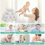 Koo-dib Musselin Tücher 30er Set – Mulltücher 25x25 cm für Babys & Neugeborene – Bild 3