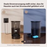 IMIPAW Futterautomat Katze & Hund 3L – Programmierbar bis 6 Mahlzeiten täglich – Bild 6