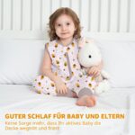 Miracle Baby Sommerschlafsack mit Füssen 0.5 Tog – 100% Baumwolle für Neugeborene bis 4 Jahre – Bild 4