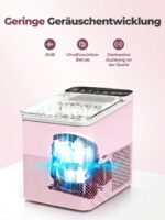 FOHERE Eiswürfelmaschine Klein – 14 kg/24h, 2 Grössenwahl, Selbstreinigung für Küche & Bar – Bild 7