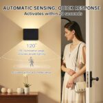 Kambo Akku-Wandleuchte mit Bewegungsmelder & Fernbedienung – 2er Set LED Wandlampen Innen – Bild 8