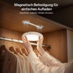 Homelist Akku-Deckenleuchte mit Bewegungsmelder & Fernbedienung – 12000mAh, 3 Lichtfarben, 2er Set – Bild 3