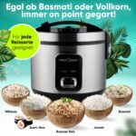 ProfiCook PC RK 1285 Reiskocher 3kg – 2-in-1 Rice Cooker mit Dampfgarer – Bild 4