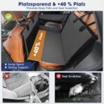 MIXJOY Hundeautositz für Rückbank – 40% mehr Platz, wasserdicht & rutschfest – Bild 3