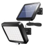 BENMA Solarleuchte mit Bewegungsmelder 56 LEDs – IP65 Aussenwandleuchte 5m Kabel