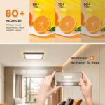 BLNAN LED Deckenleuchte 24W – 3 Farbtemperaturen 3000K-5000K für alle Räume – Bild 5