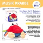 hahaland Krabbe Krabbelspielzeug ab 6 Monaten – Musikalisches Baby Spielzeug mit Aufnahmefunktion – Bild 8