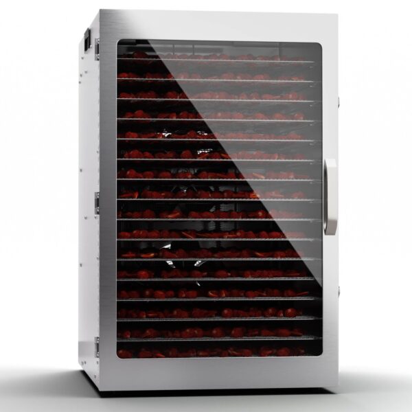 Klarstein Dörrautomat 2000W mit 20 Metallgittern – Professioneller Food Dehydrator mit Touch-Display